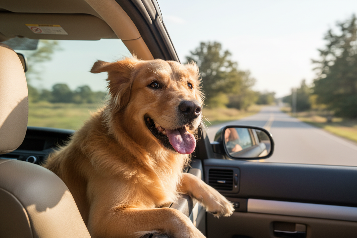Hund im Auto